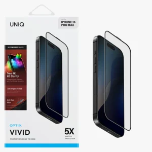 محافظ لنز دوربین UNIQ مدل Optix Clear Full Cover مناسب iPhone 16ProMax