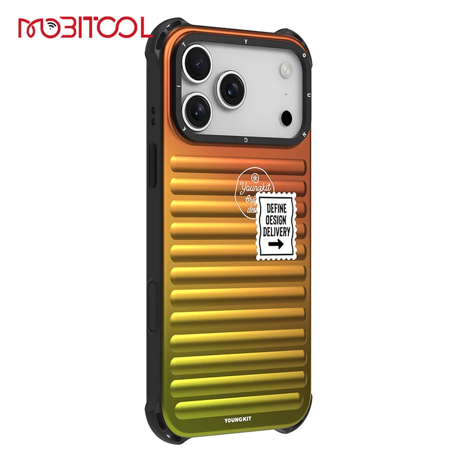 20037 کاور YOUNGKIT مدل Secret Color Series Color-Gradient Luggage-Inspired مناسب iPhone 17Promax