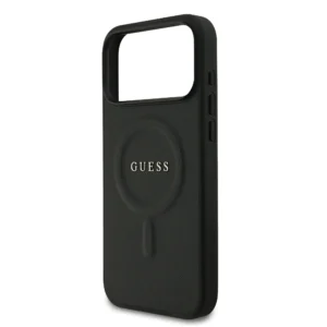 کاور GUESS مدل MagSafe PU Saffiano Leather + Triangle Logo مناسب iPhone 17Pro