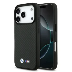 کاور BMW مدل MagSafe Kevlar + Metal Logos مناسب iPhone 17ProMax