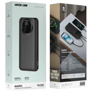 پاوربانک GREEN LiON مدل Nairo 10000mAh PD 20W