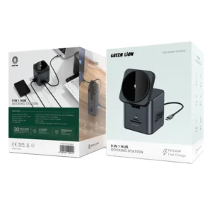 داک استیشن 9 در 1 GREEN LiON HUB Docking Station