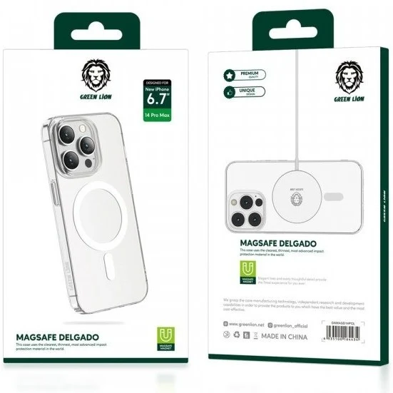 20176 کاور GREEN LiON مدل Magsafe Delgado مناسب iPhone 16e