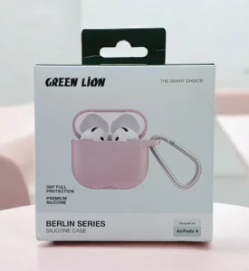 کاور GREEN LiON مدل Berlin series Silicone مناسب Airpods 4