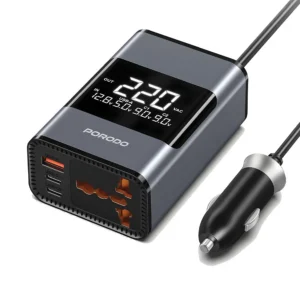 اینورتر برق خودرو Porodo مدل FWC067 Universal AC 200W