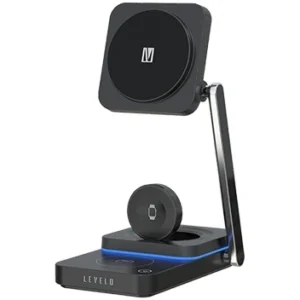 شارژر بی‌سیم 3 در 1 LEVELO مدل Aurora