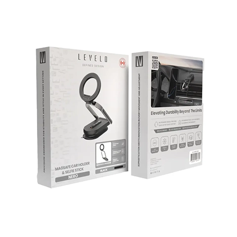 20423 هولدر و مونوپاد مگسیف LEVELO مدل Nero