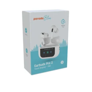 ایرفون Porodo Blue AirPods Pro2 با نمایشگر لمسی