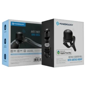 زنگ دوچرخه و اسکوتر POWEROLOGY با نگهدارنده Airtag
