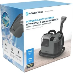 لکه‌بر و بخارشوی داغ POWEROLOGY Powerful Spot Cleaner Hot Water & Steam Function 1200W