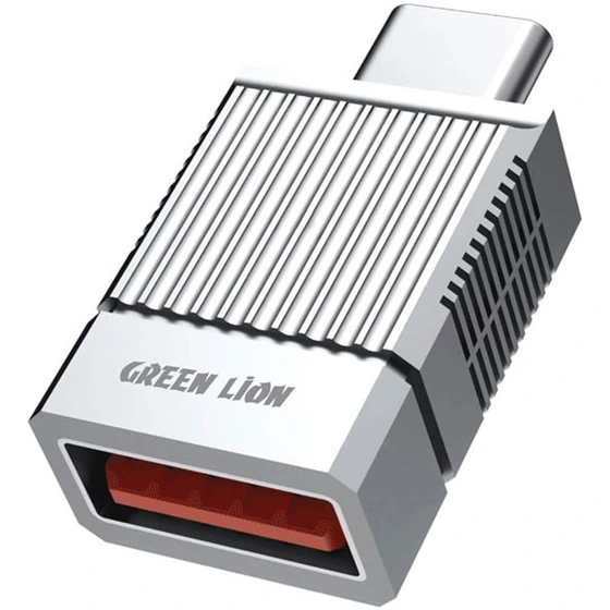 50259 مبدل GREEN LiON از Type-A به Type-C - Silver, ۷ روز ضمانت تعویض کالا
