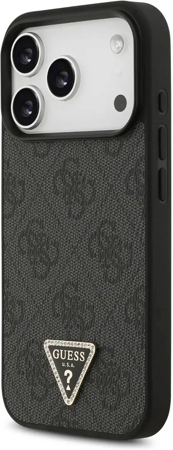 e23c6c32b7060380e640c260a0be6519-hi کاور GUESS مدل 4G PU Leather MagSafe + Triangle Logo مناسب iPhone 17ProMax - تصویر 1