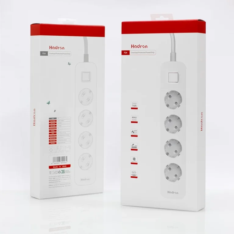 شارژر دیواری Hadron - 18W مدل P24 همراه با کابل ۱.۸ متری - White, 7 روز ضمانت تعویض کالا