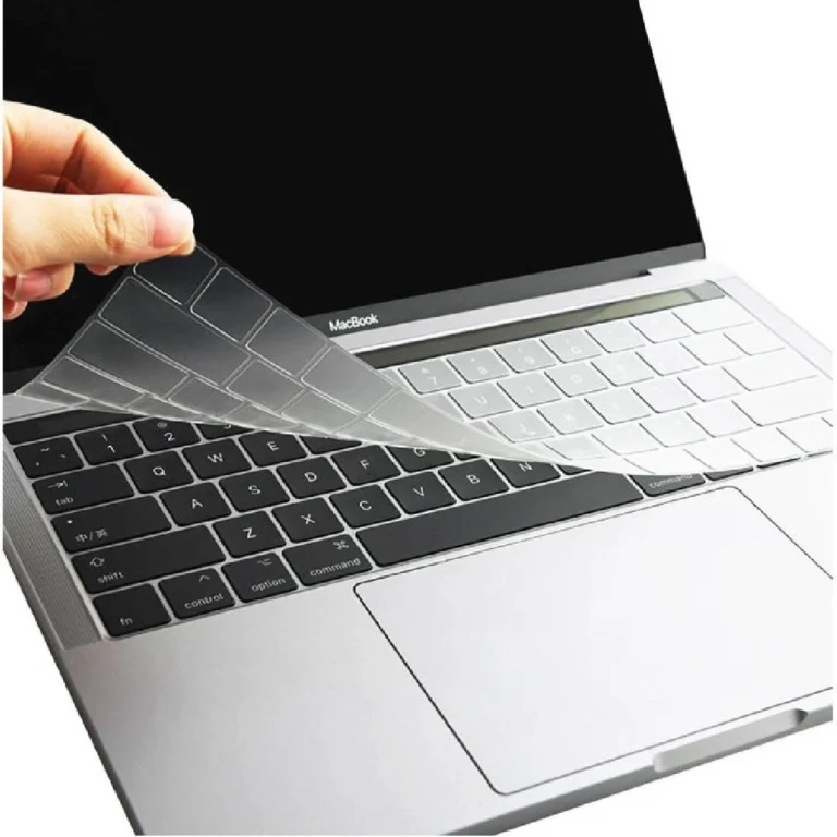 محافظ صفحه کیبورد فارسی مناسب MacBook Pro 13",M1,M2 - Clear, بدون گارانتی
