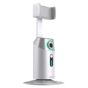 گیمبال و استبلایزر Porodo مدل با قابلیت تشخیص چهره و کنترل از راه دور - White