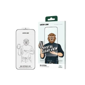 محافظ صفحه نمایش GREEN مدل LiON 9H Steve مناسب iPhone 16ProMax - Clear, بدون گارانتی